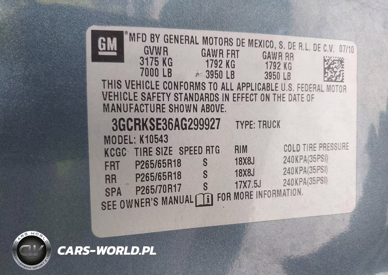 2010 Chevrolet Silverado 1500 Lt VIN:3GCRKSE36AG299927 - 9