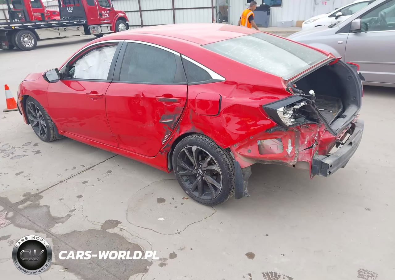 2020 Honda Civic Sport VIN:2HGFC2F85LH539662 - 3