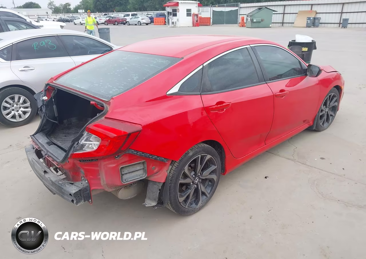 2020 Honda Civic Sport VIN:2HGFC2F85LH539662 - 4