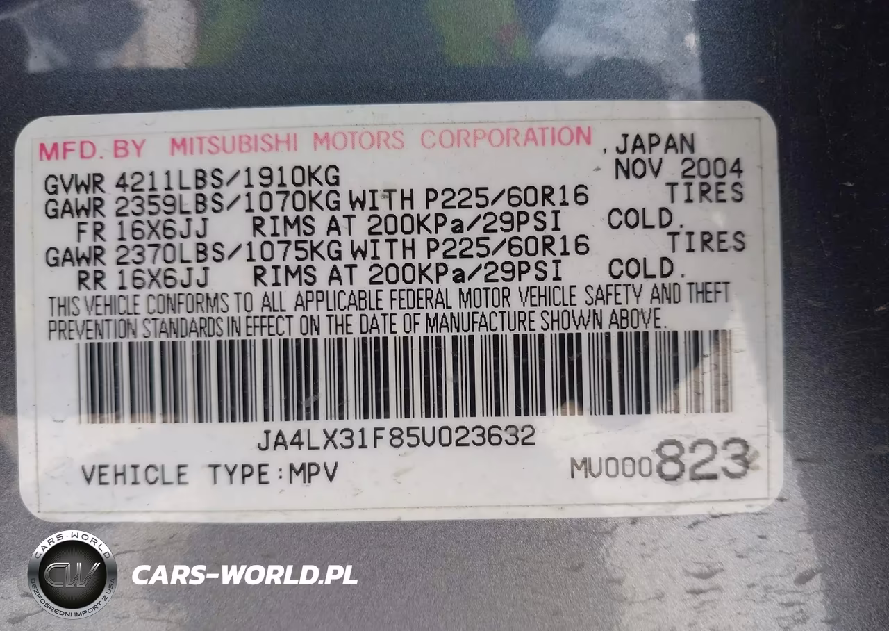 2005 Mitsubishi Outlander Ls VIN:JA4LX31F85U023632 - 9