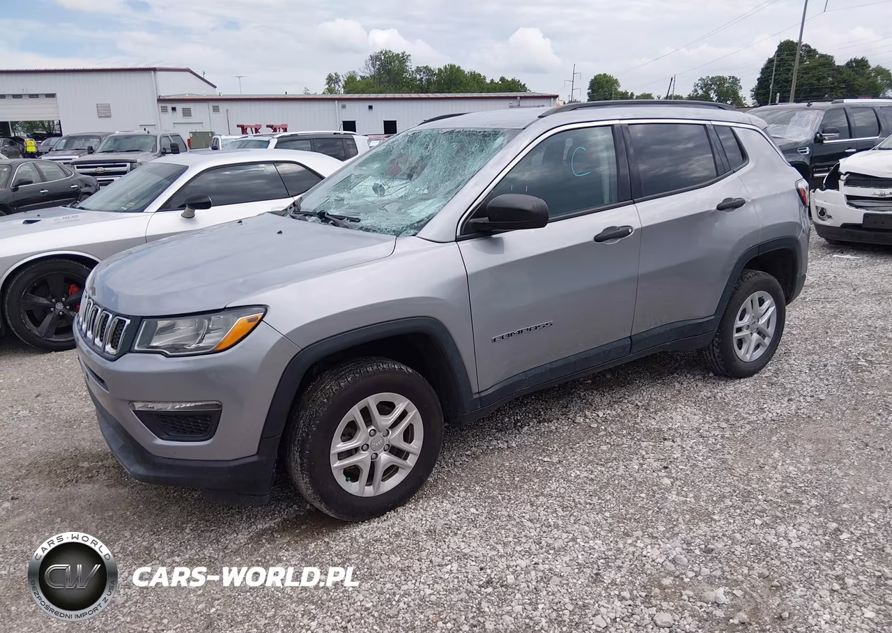 2021 Jeep Compass Sport 4X4 VIN:3C4NJDABXMT507183 - 2
