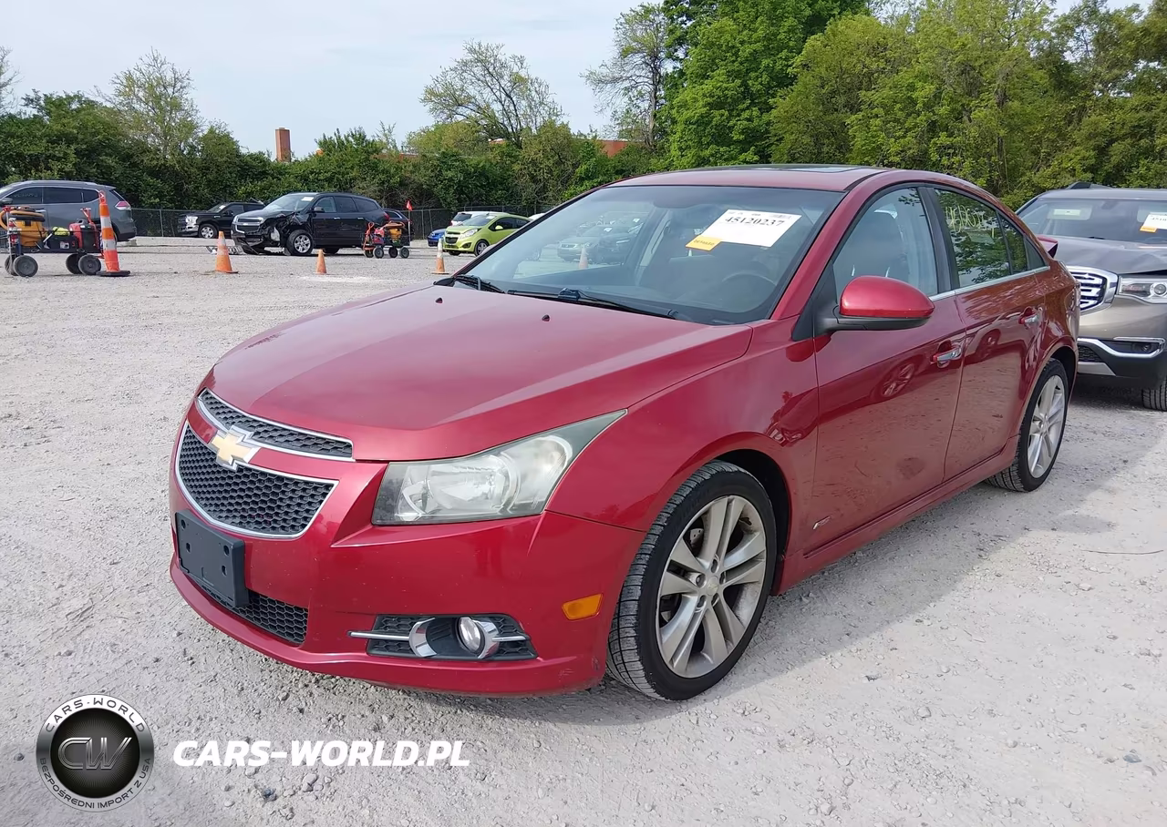 2012 Chevrolet Cruze Ltz VIN:1G1PH5SCXC7296502 - 2