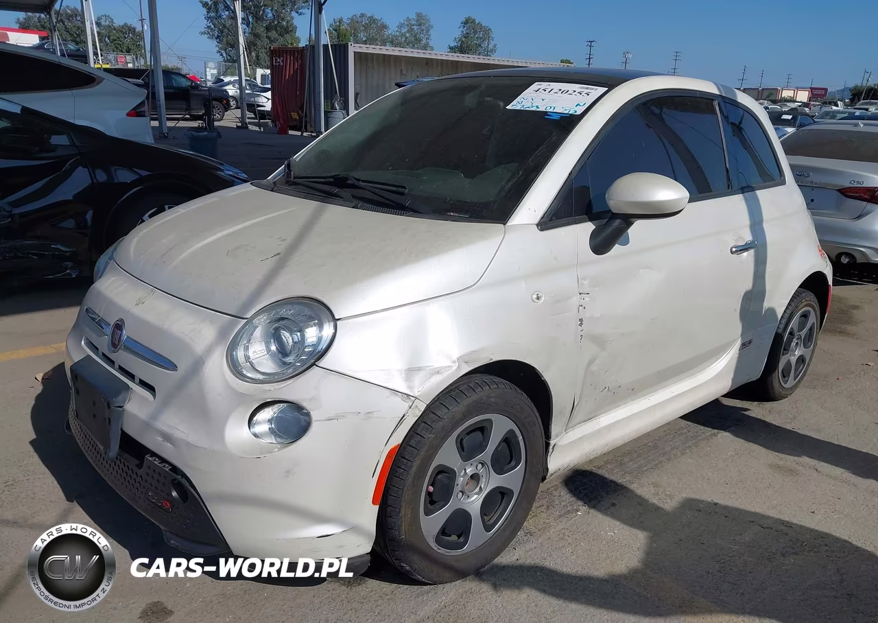 2017 Fiat 500E Battery Electric VIN:3C3CFFGE6HT502921 - 2