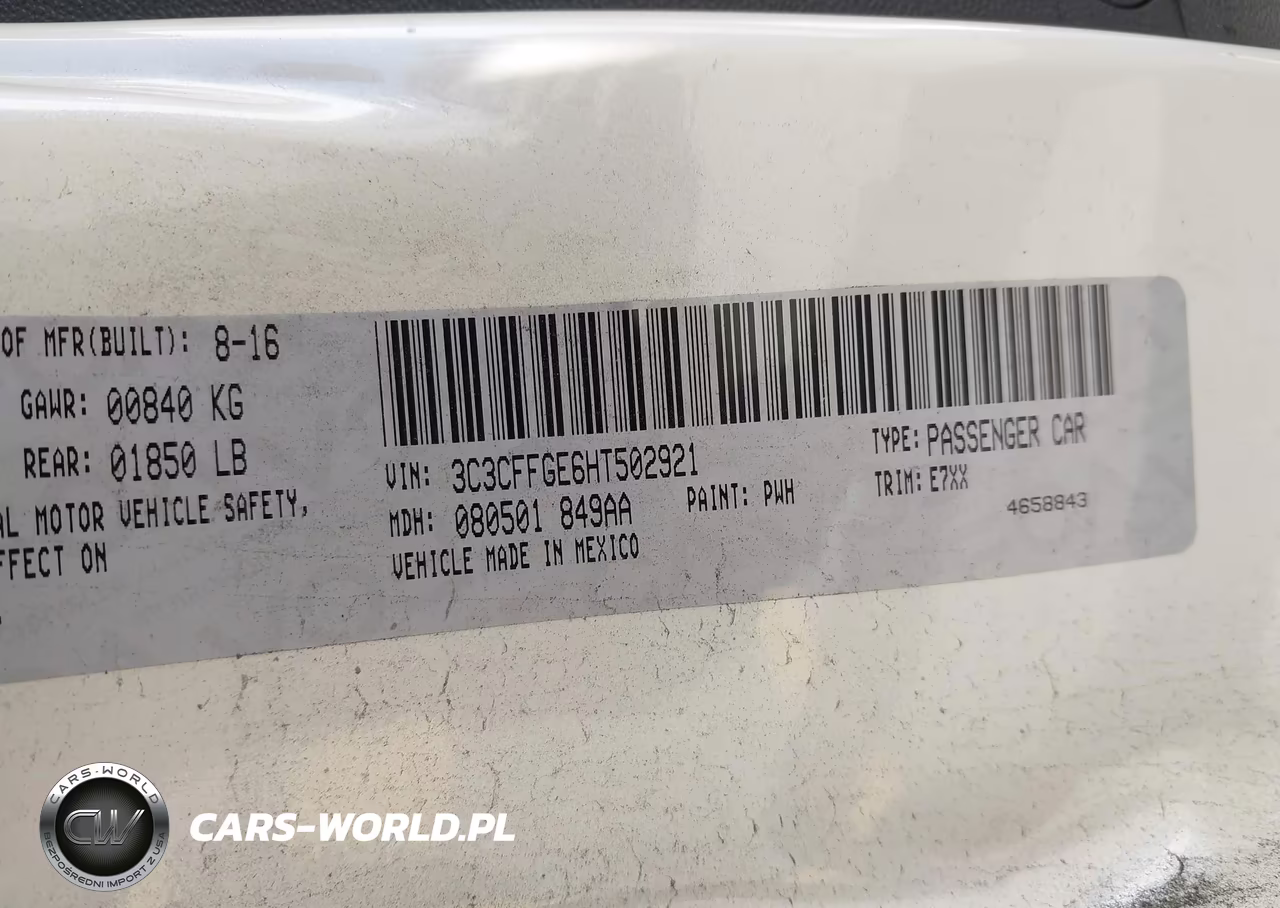 2017 Fiat 500E Battery Electric VIN:3C3CFFGE6HT502921 - 9