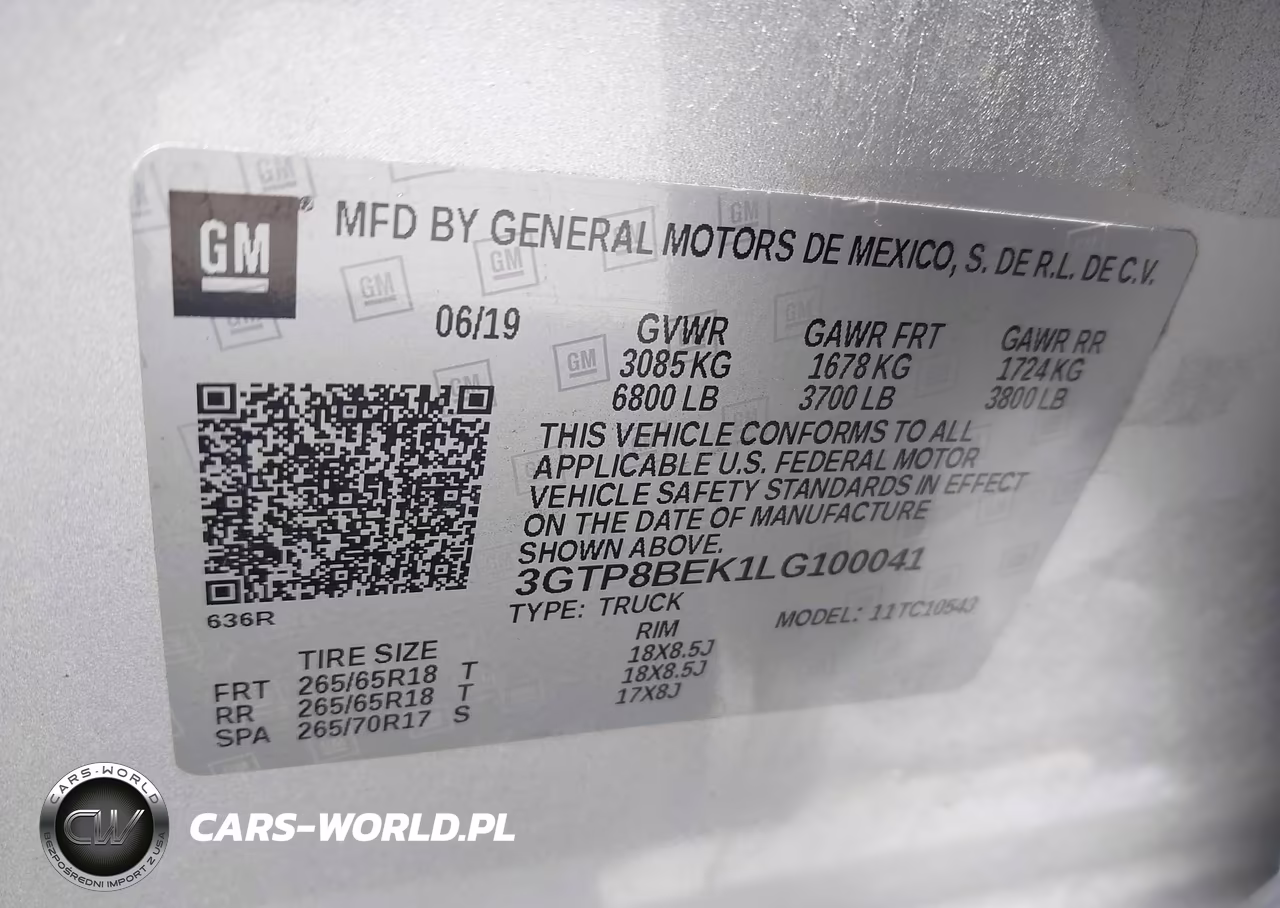 2020 GMC Sierra 1500 VIN:3GTP8BEK1LG100041 - 9