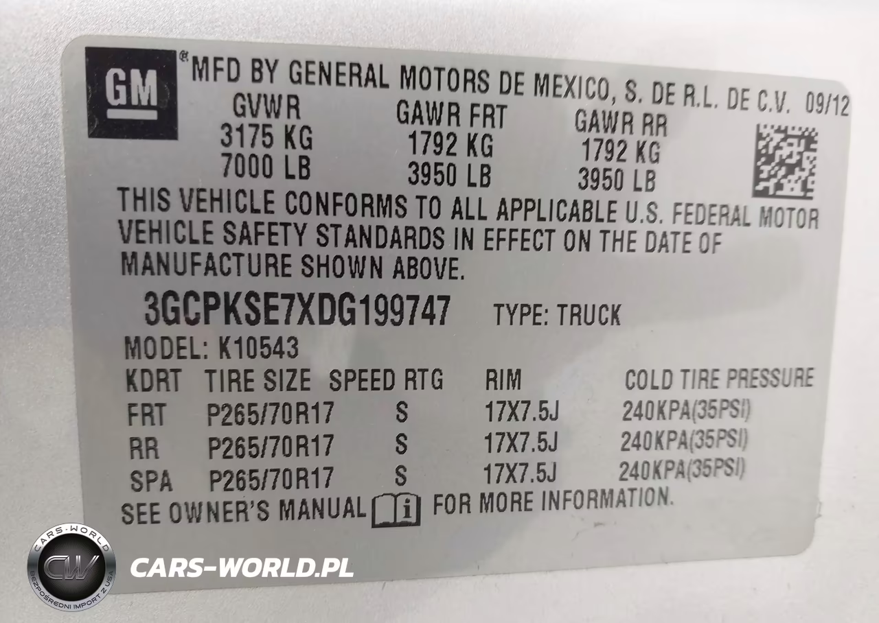 2013 Chevrolet Silverado 1500 Lt VIN:3GCPKSE7XDG199747 - 9