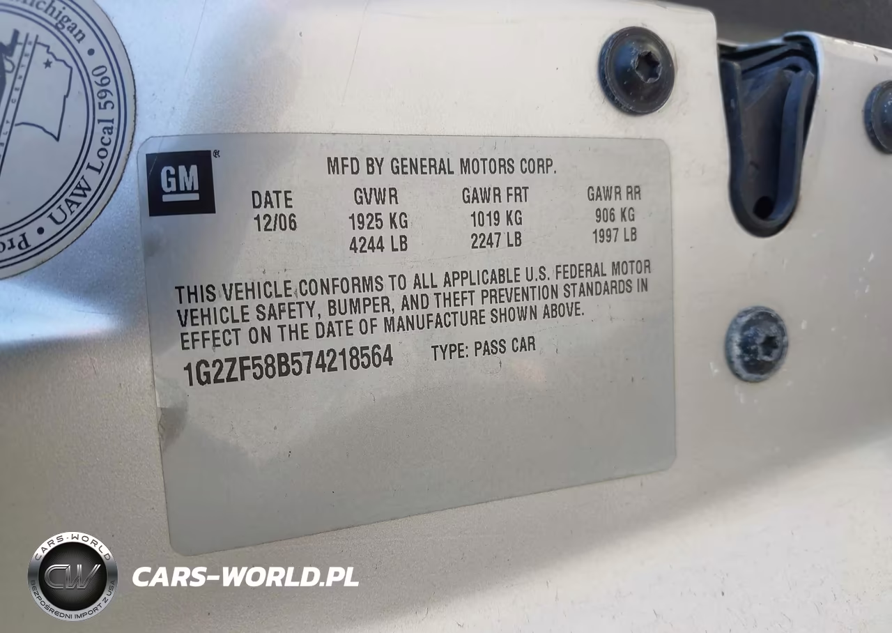 2007 Pontiac G6 Value Leader VIN:1G2ZF58B574218564 - 9