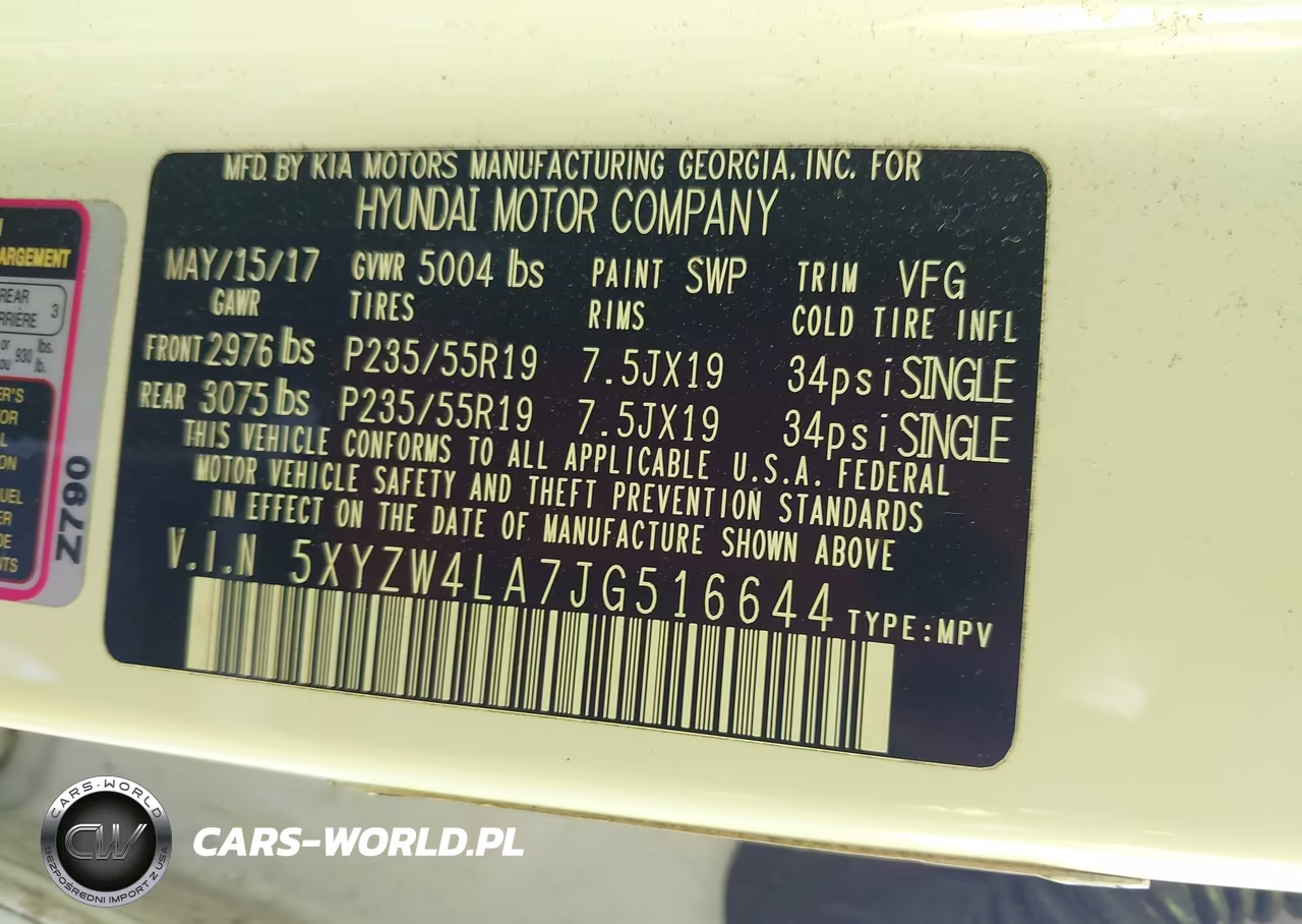 2018 Hyundai Santa Fe Sport 2.0T Ultimate VIN:5XYZW4LA7JG516644 - 9
