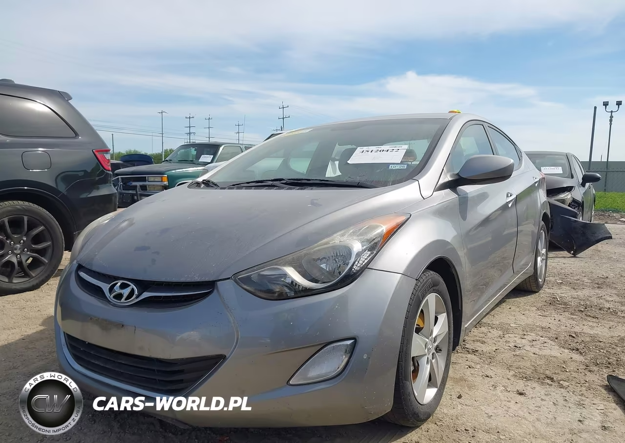 2013 Hyundai Elantra Gls VIN:KMHDH4AE8DU573699 - 2