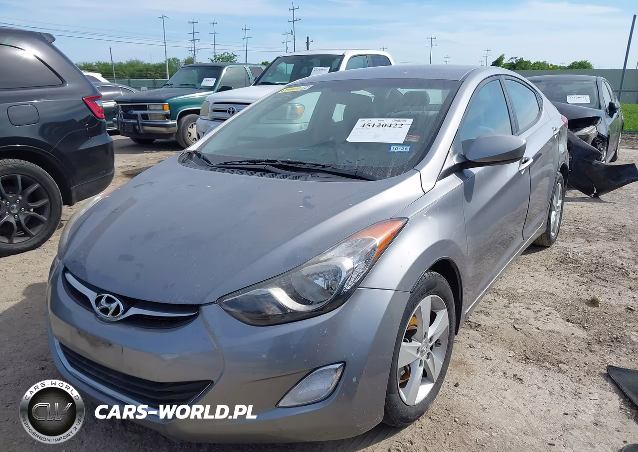 2013 Hyundai Elantra Gls VIN:KMHDH4AE8DU573699 - 6