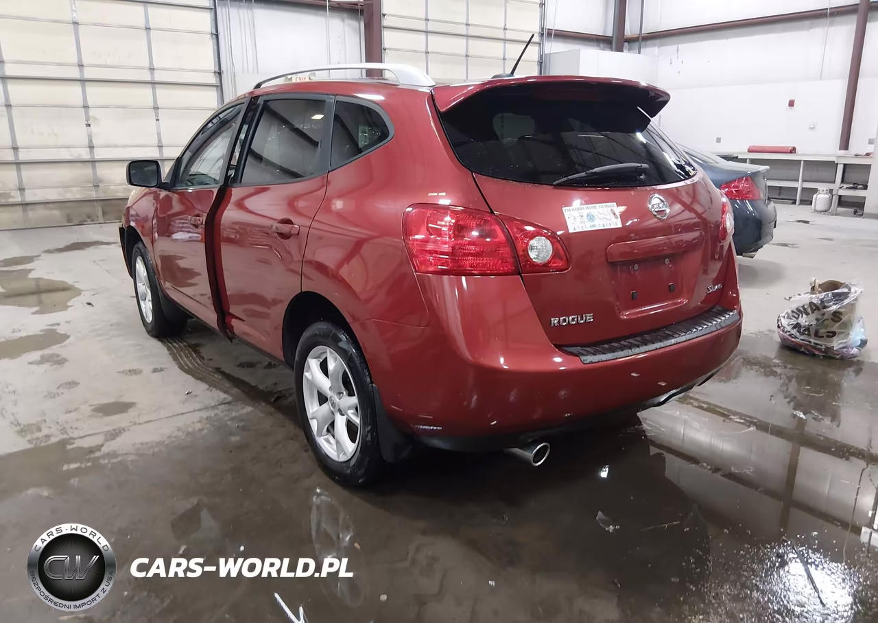 2008 Nissan Rogue Sl VIN:JN8AS58V38W130041 - 3