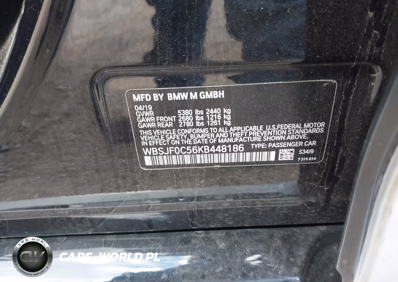 2019 BMW M5 VIN:WBSJF0C56KB448186 - 9