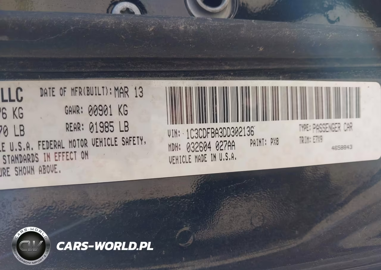 2013 Dodge Dart Sxt VIN:1C3CDFBA3DD302136 - 9