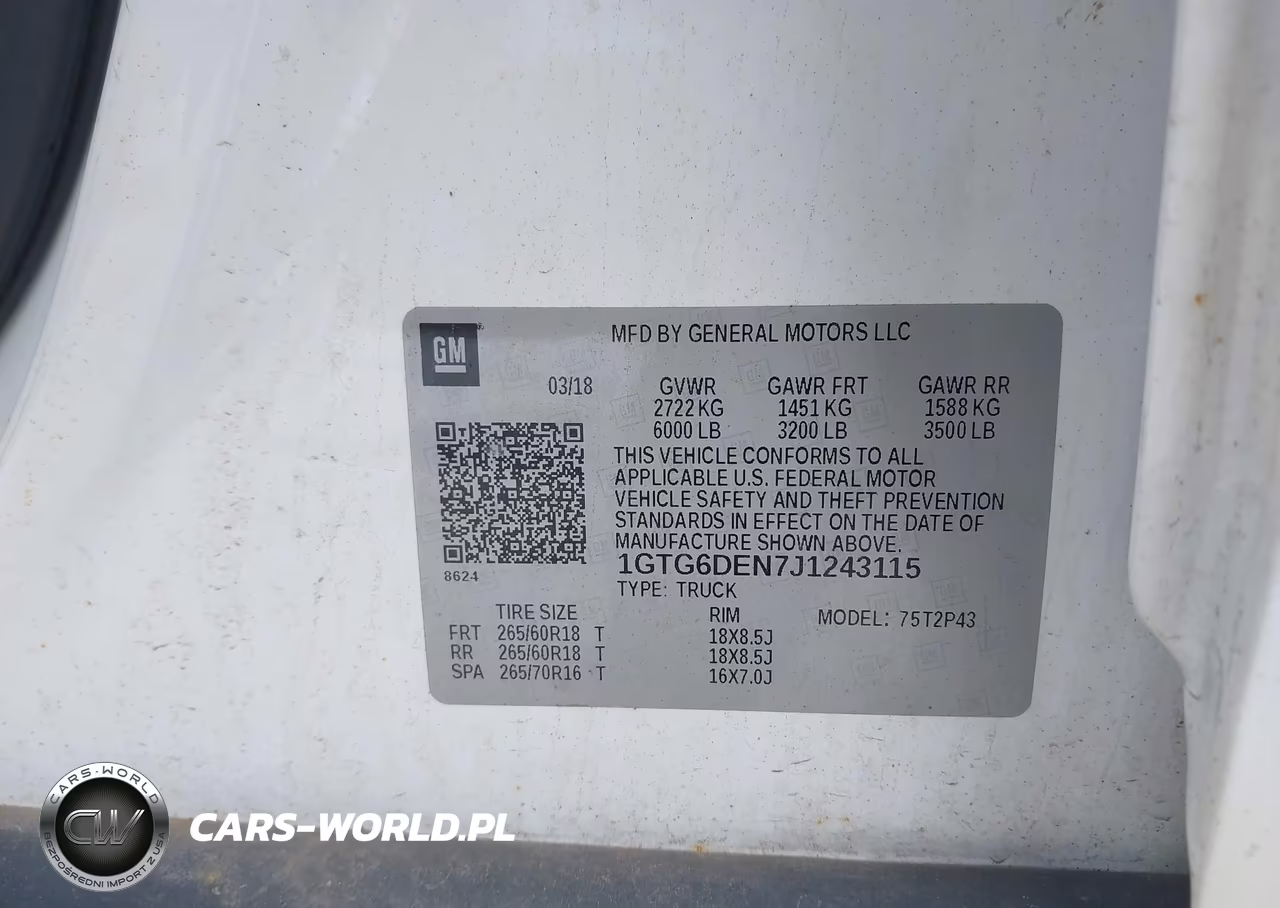 2018 GMC Canyon Slt VIN:1GTG6DEN7J1243115 - 9