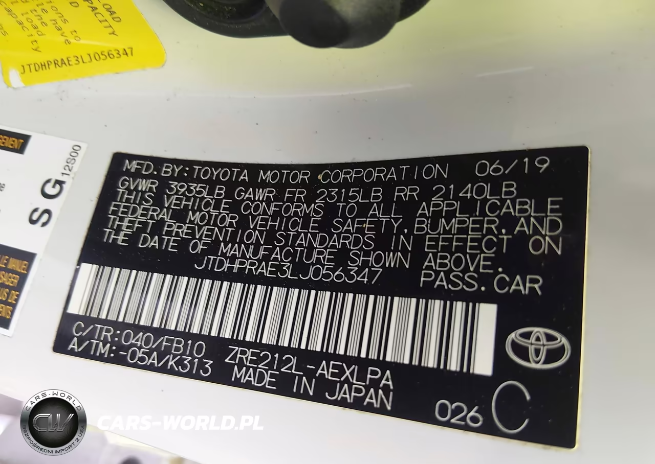 2020 Toyota Corolla Le VIN:JTDHPRAE3LJ056347 - 9