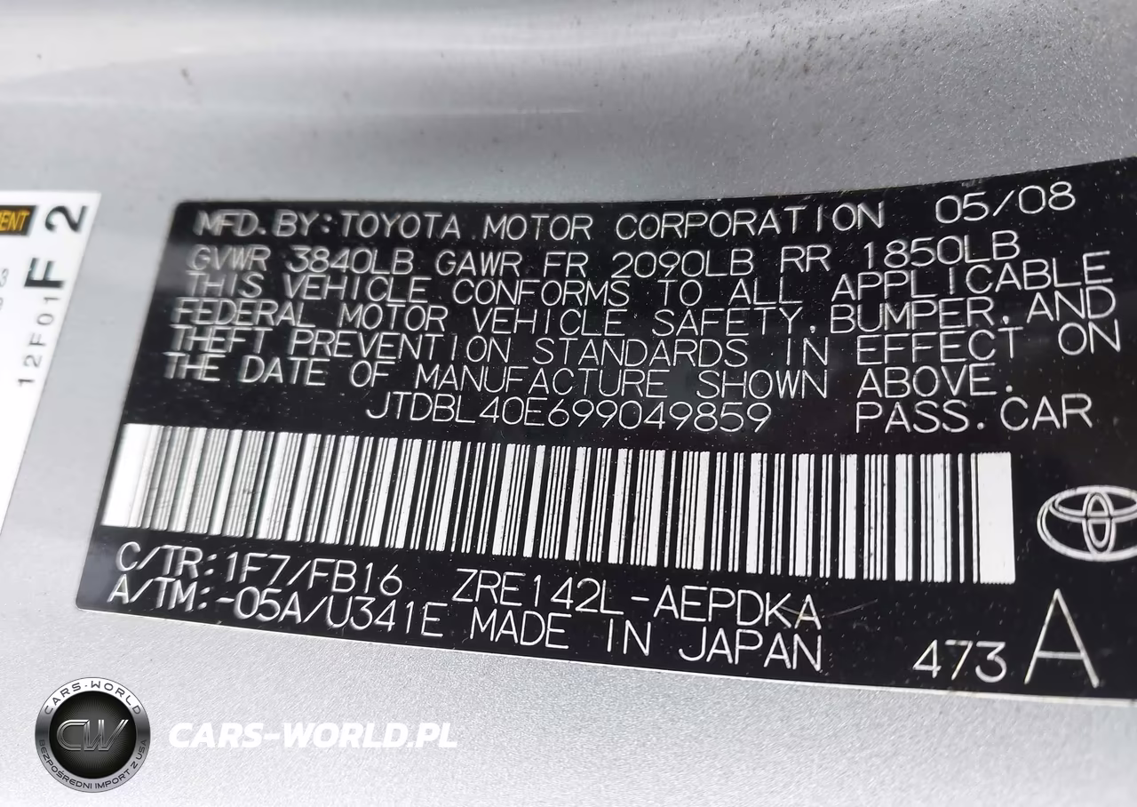 2009 Toyota Corolla Le VIN:JTDBL40E699049859 - 9