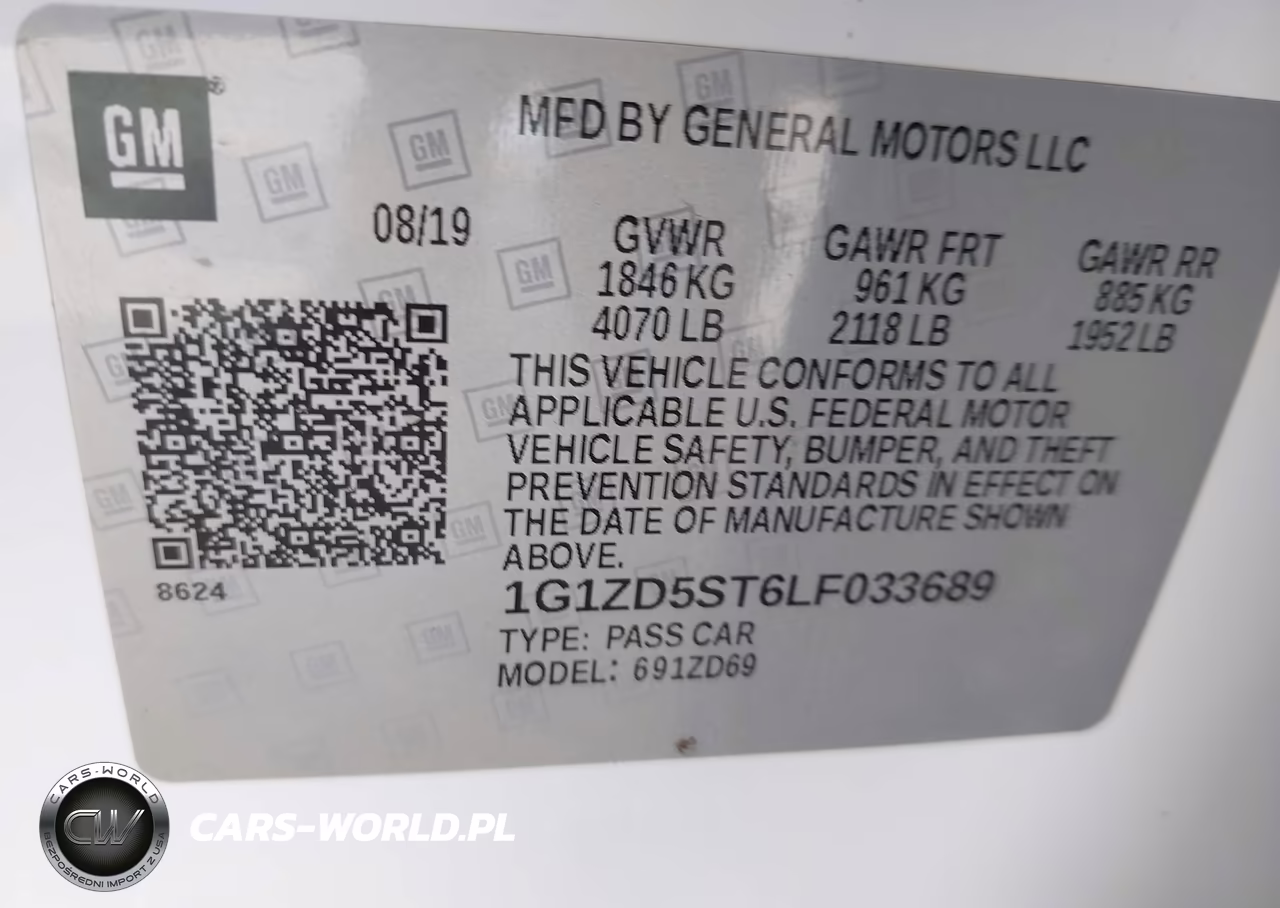 2020 Chevrolet Malibu Fwd Lt VIN:1G1ZD5ST6LF033689 - 9