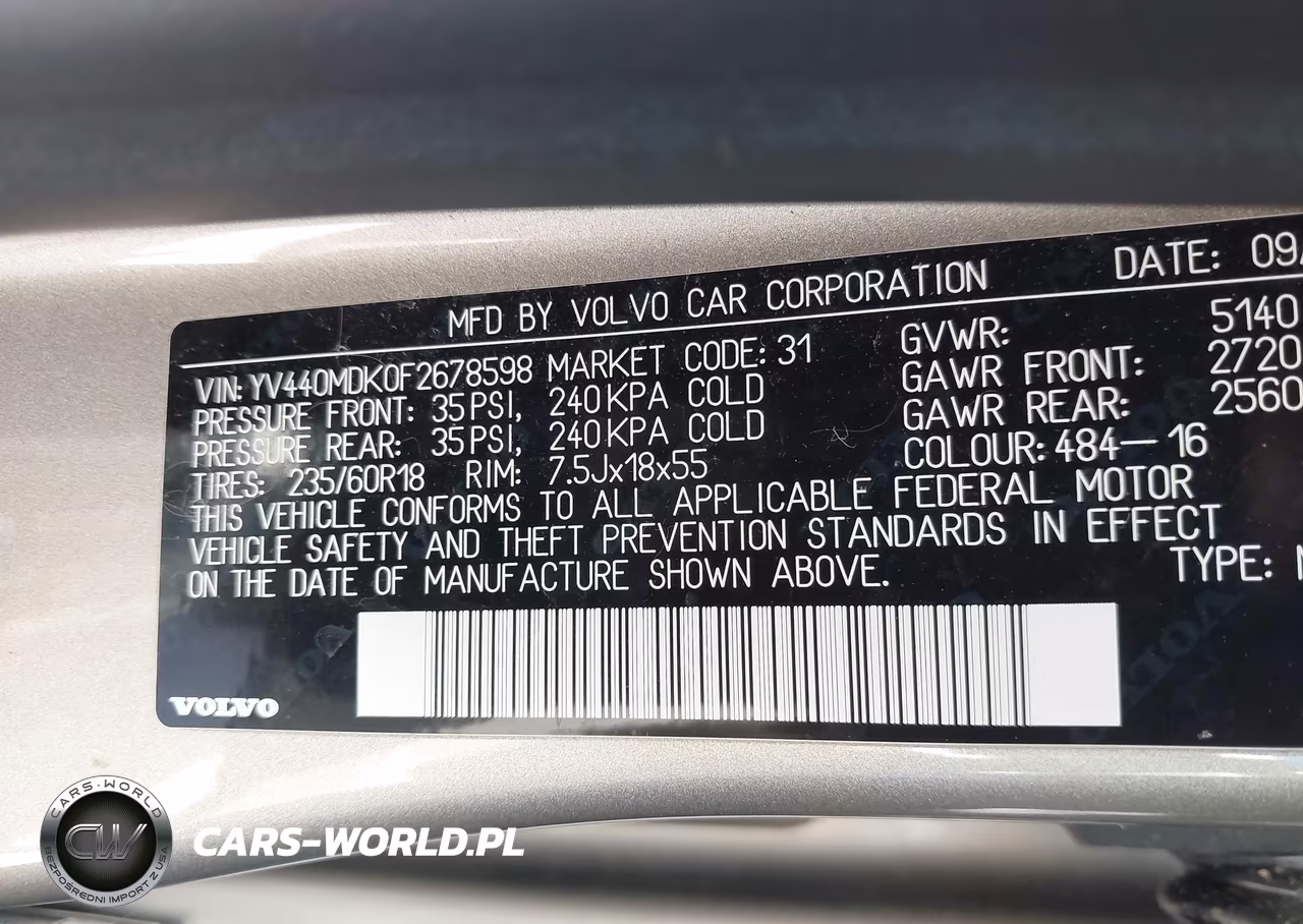 2015 Volvo Xc60 T5 Premier VIN:YV440MDK0F2678598 - 9