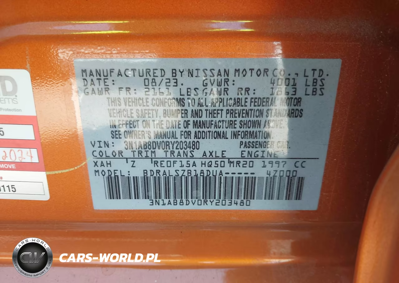 2024 Nissan Sentra Sr Xtronic Cvt VIN:3N1AB8DV0RY203480 - 9