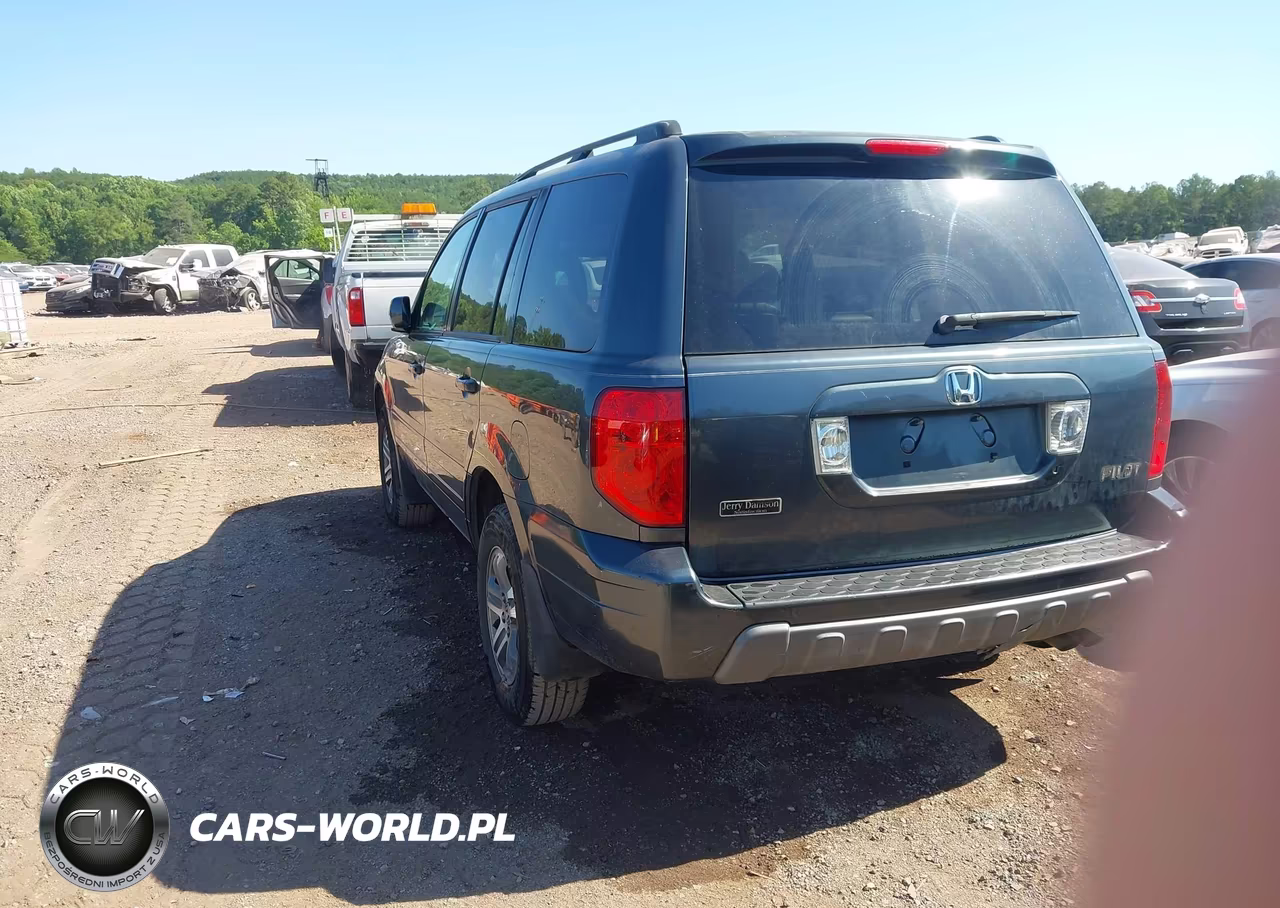 2005 Honda Pilot Ex-L VIN:5FNYF18665B063421 - 3