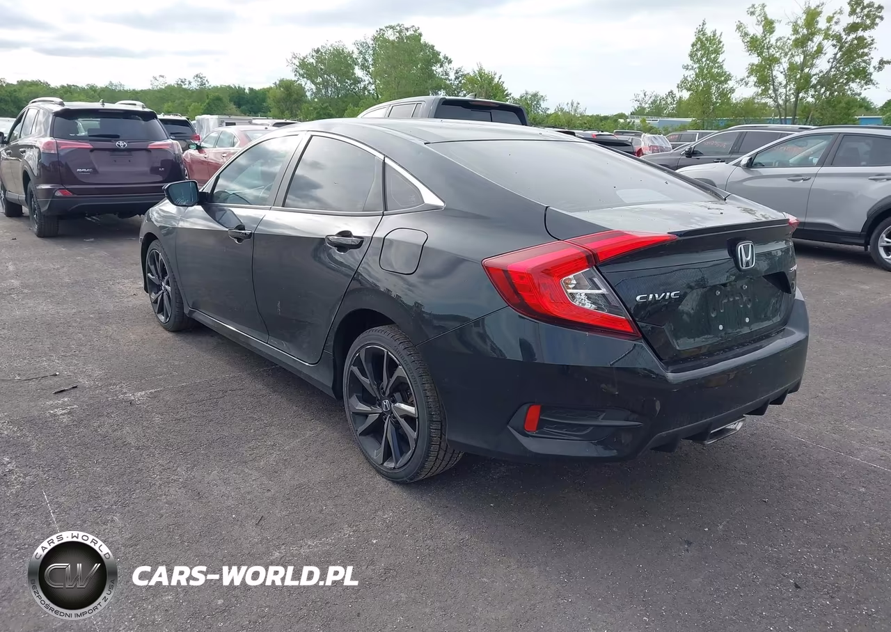2020 Honda Civic Sport VIN:2HGFC2E88LH509878 - 3