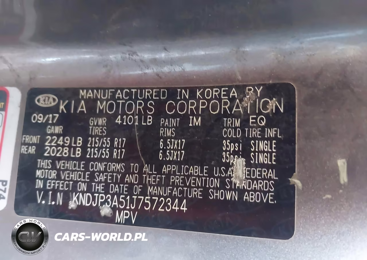 2018 Kia Soul + VIN:KNDJP3A51J7572344 - 9