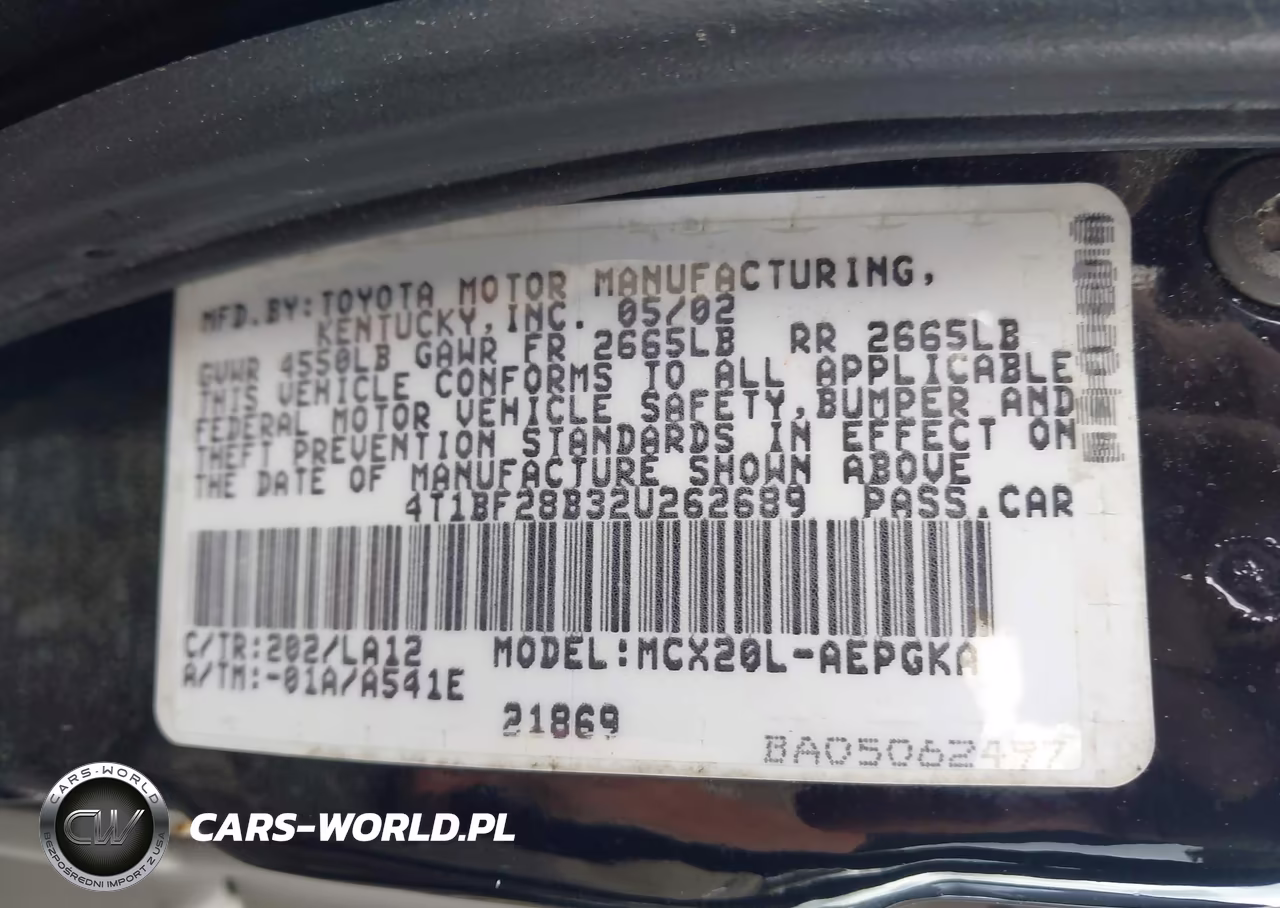 2002 Toyota Avalon Xls VIN:4T1BF28B32U262689 - 9