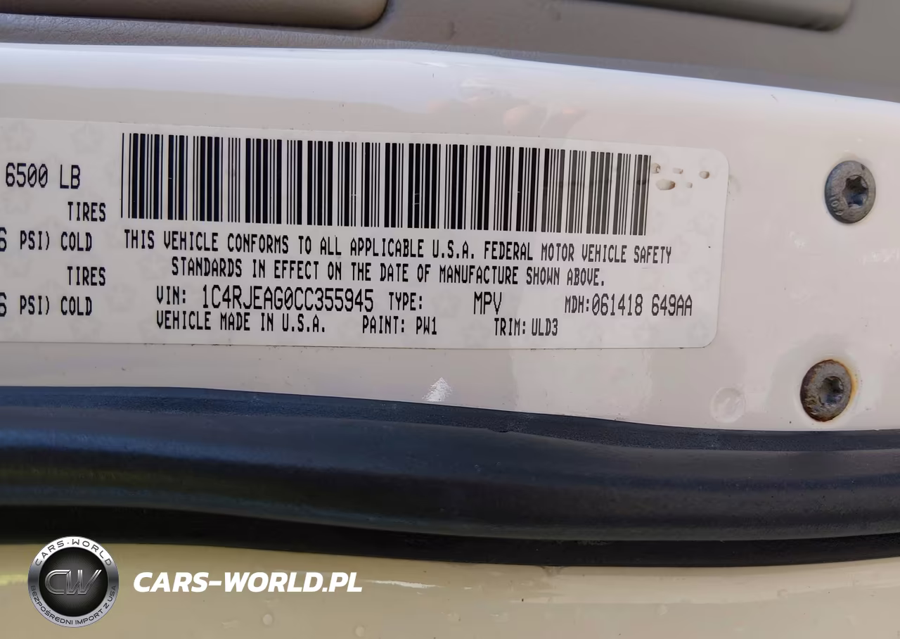 2012 Jeep Grand Cherokee Laredo VIN:1C4RJEAG0CC355945 - 9