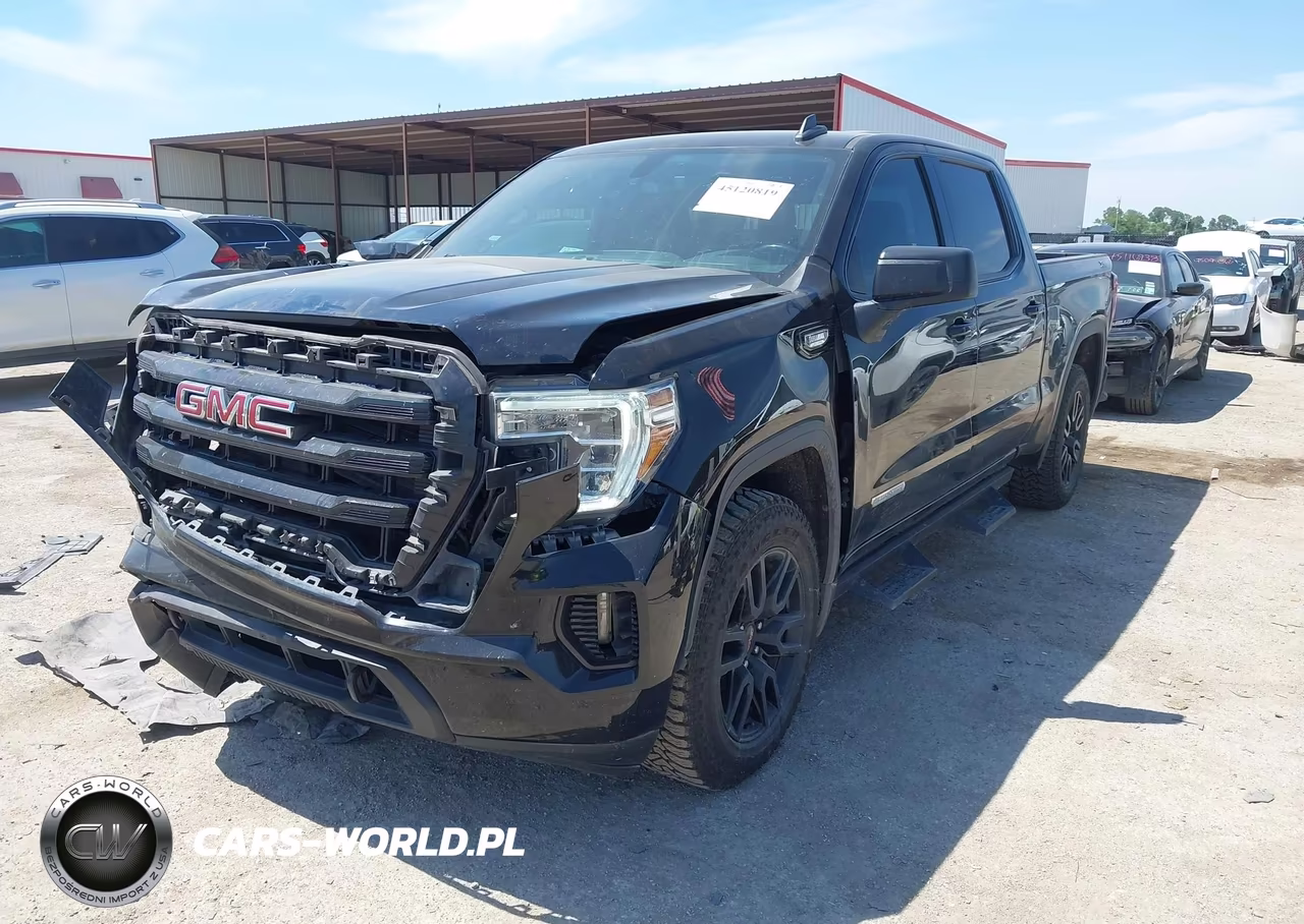 2021 GMC Sierra 1500 4Wd Short Box Elevation VIN:3GTU9CET4MG321777 - 2