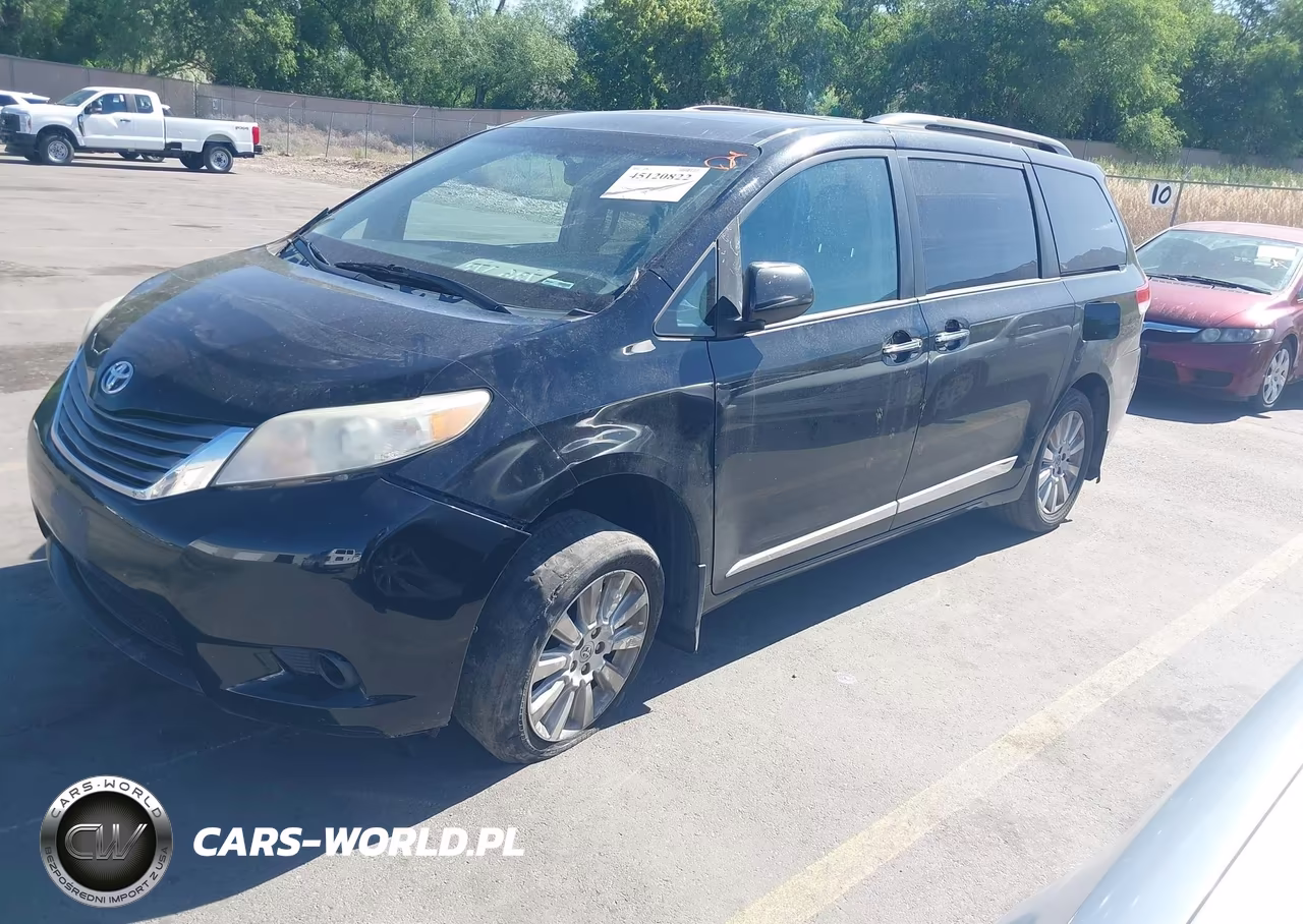 2013 Toyota Sienna Xle 7 Passenger VIN:5TDDK3DC5DS051191 - 2