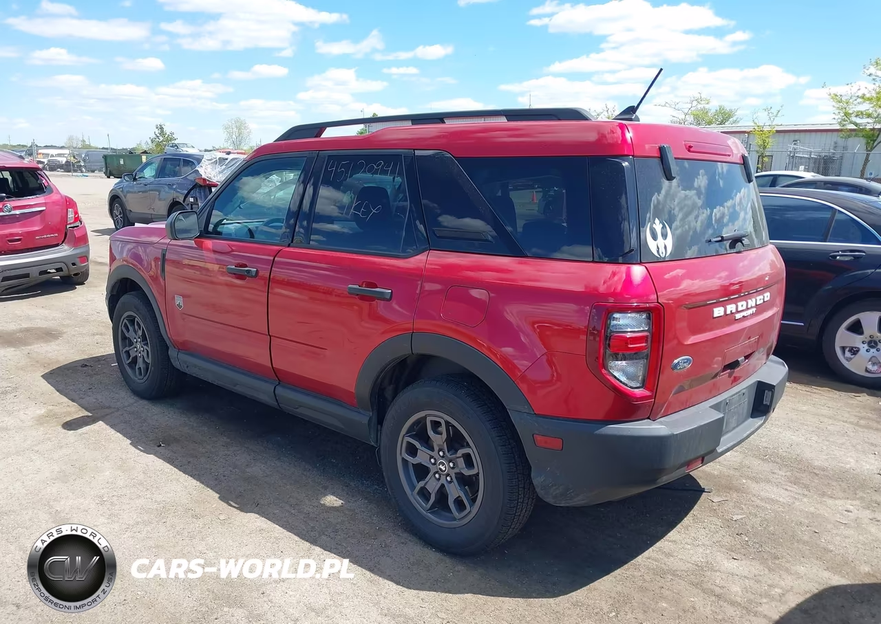 2021 Ford Bronco Sport Big Bend VIN:3FMCR9B68MRA57539 - 3