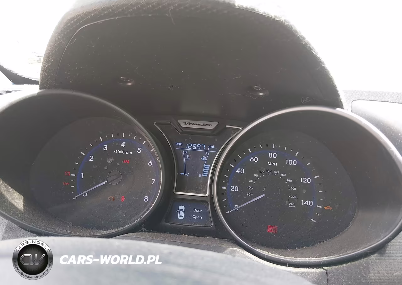 2013 Hyundai Veloster Turbo W-Black VIN:KMHTC6AE9DU153391 - 7