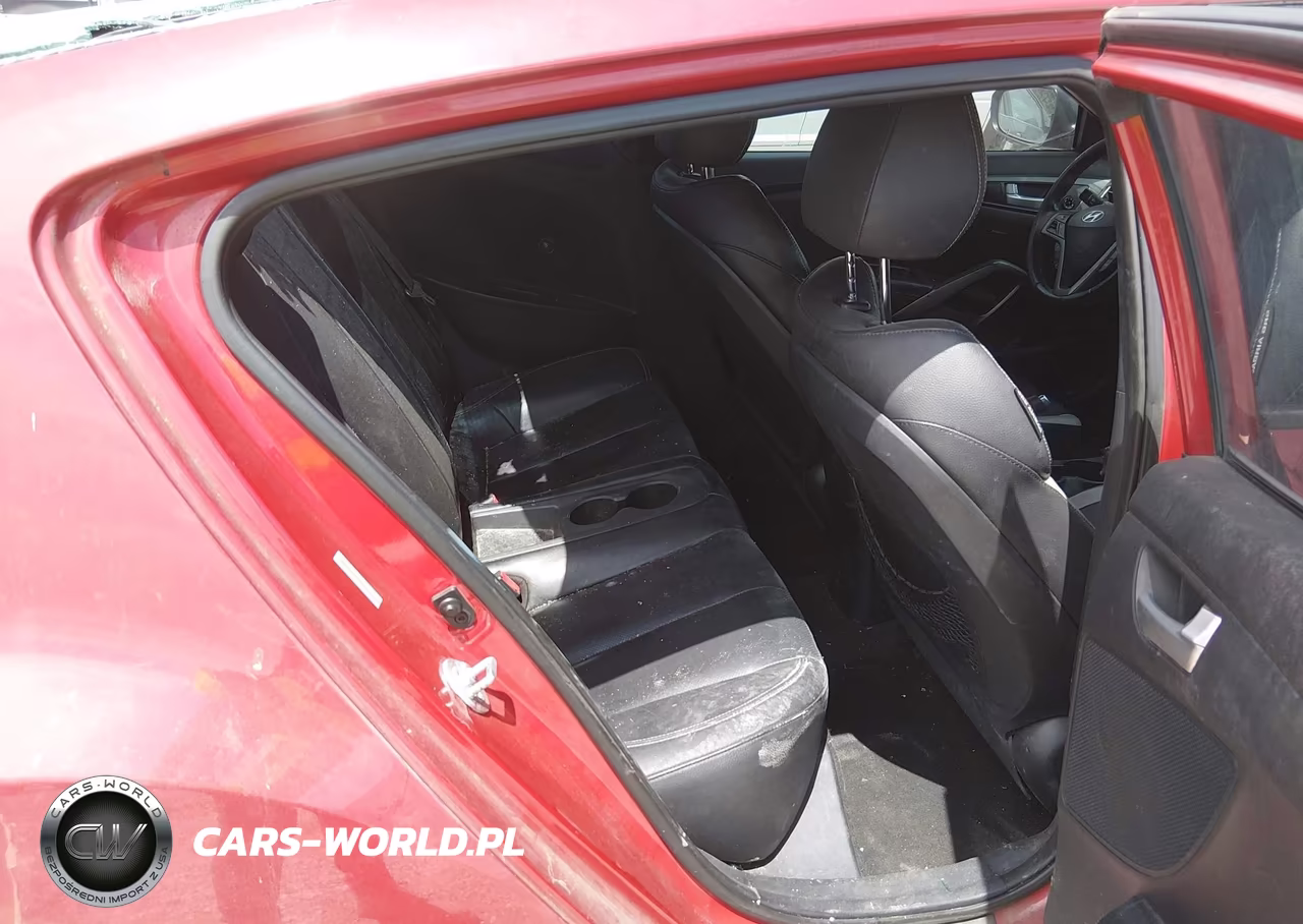 2013 Hyundai Veloster Turbo W-Black VIN:KMHTC6AE9DU153391 - 8
