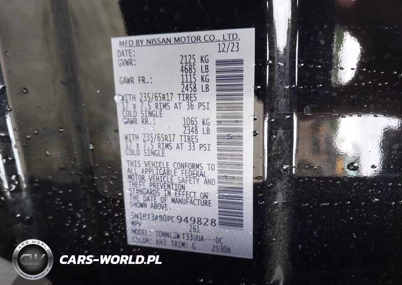 2023 Nissan Rogue S Intelligent Awd VIN:5N1BT3AB0PC949828 - 9