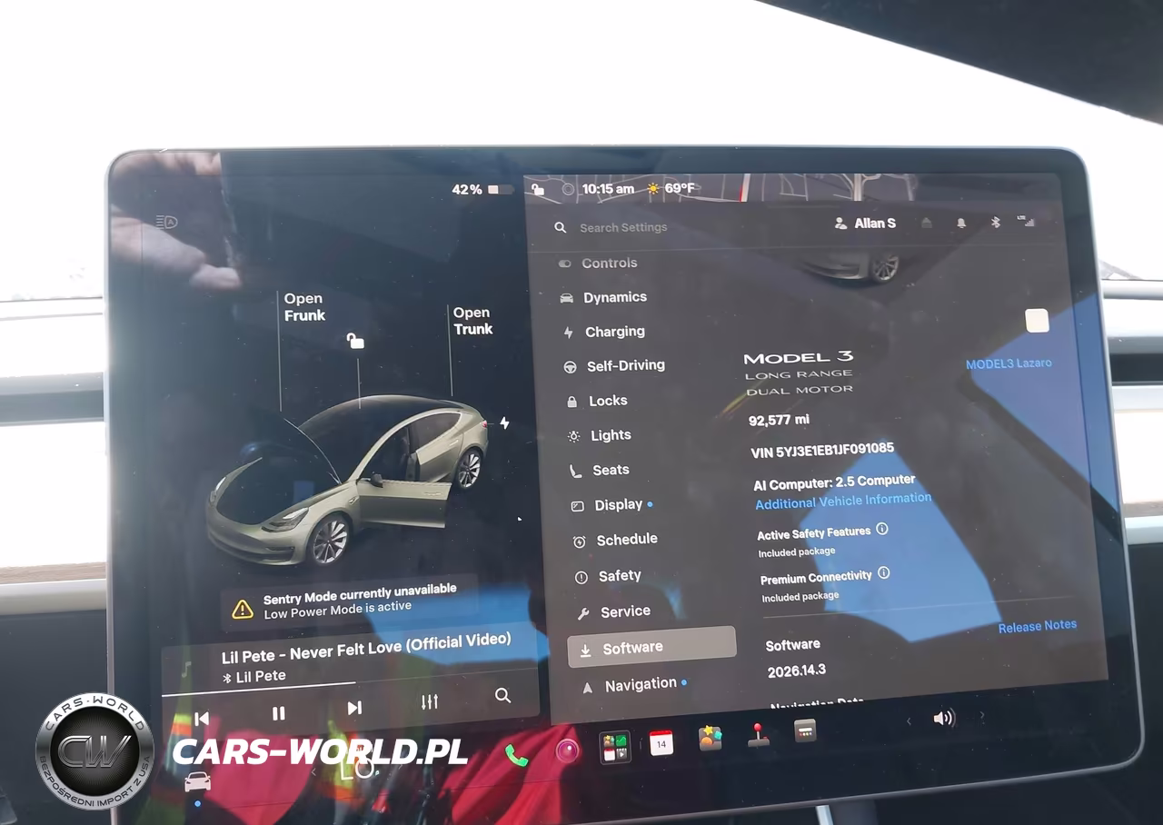 2018 Tesla Model 3 Long Range-Performance VIN:5YJ3E1EB1JF091085 - 7