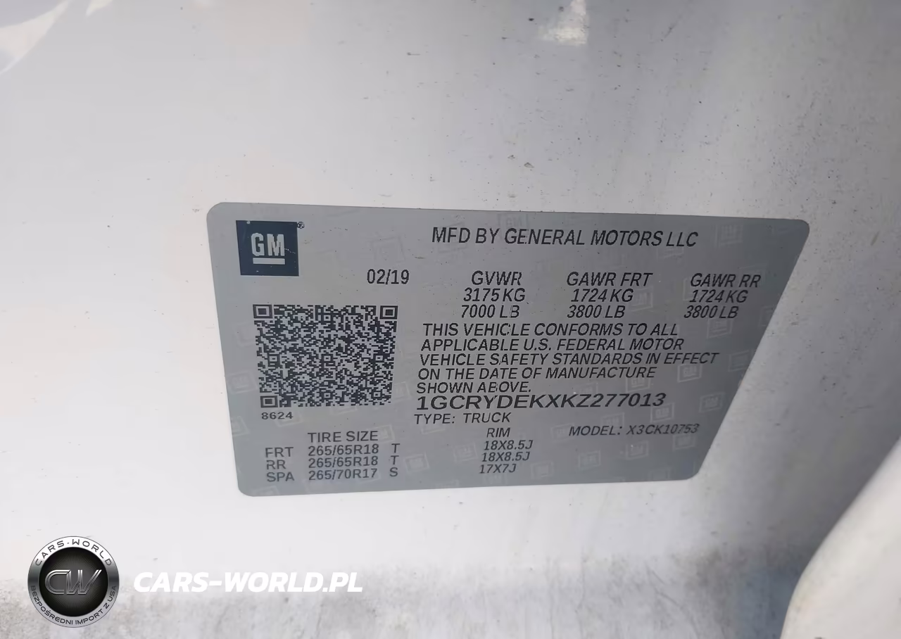 2019 Chevrolet Silverado 1500 Lt VIN:1GCRYDEKXKZ277013 - 9