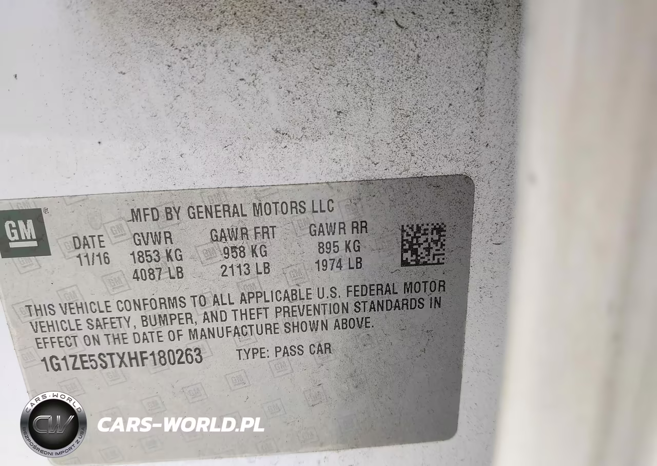 2017 Chevrolet Malibu 1Lt VIN:1G1ZE5STXHF180263 - 9
