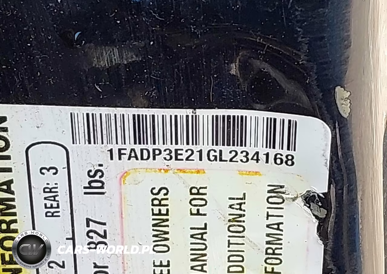 2016 Ford Focus S VIN:1FADP3E21GL234168 - 9