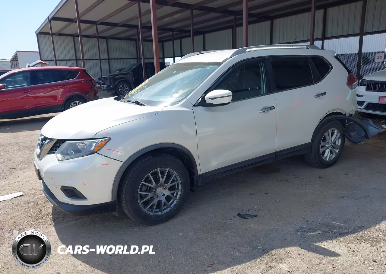 2016 Nissan Rogue Sv VIN:KNMAT2MV4GP702823 - 2