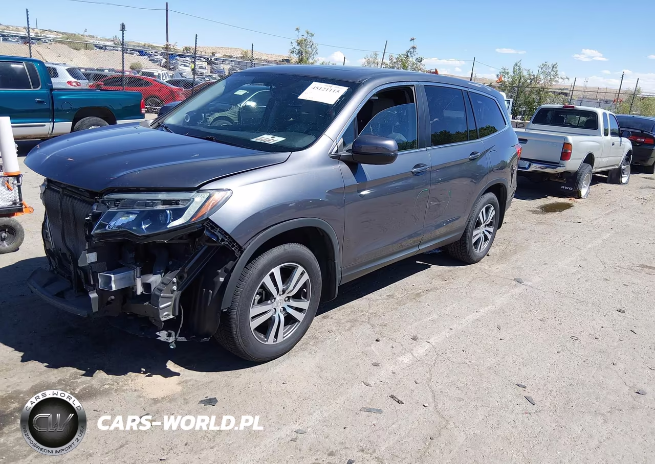 2017 Honda Pilot Ex-L VIN:5FNYF5H59HB001742 - 2