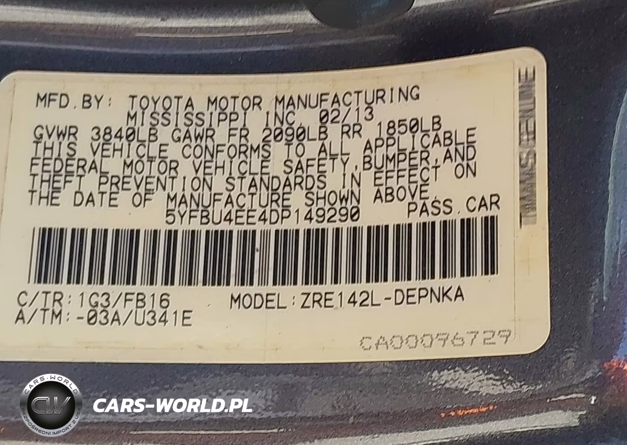 2013 Toyota Corolla Le VIN:5YFBU4EE4DP149290 - 9