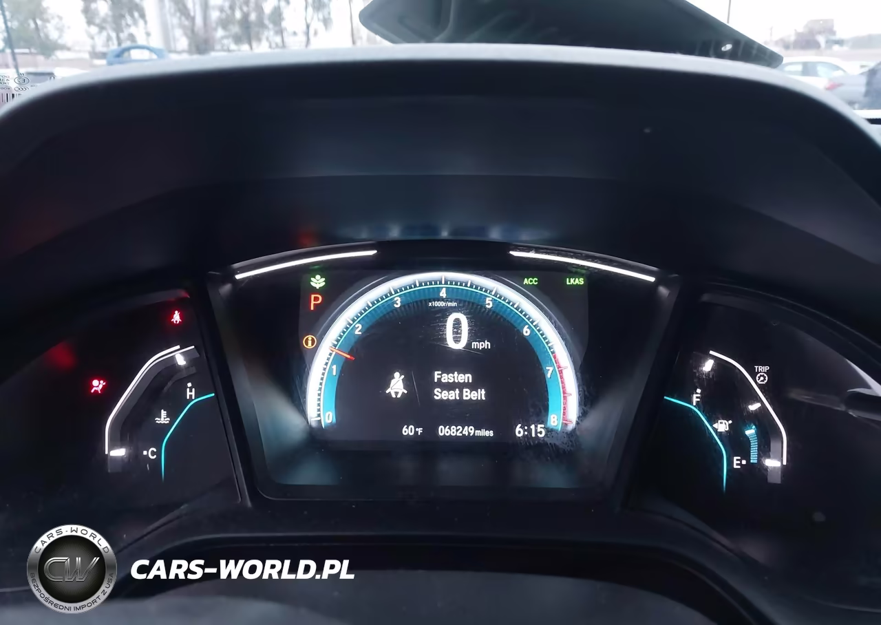 2019 Honda Civic Lx VIN:2HGFC2F69KH540374 - 7