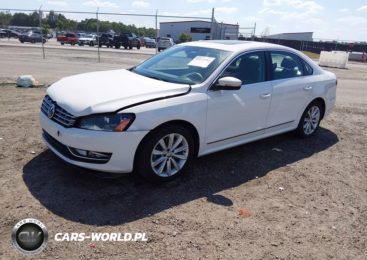 2013 Volkswagen Passat 2.5L Sel VIN:1VWCH7A33DC114938 - 2