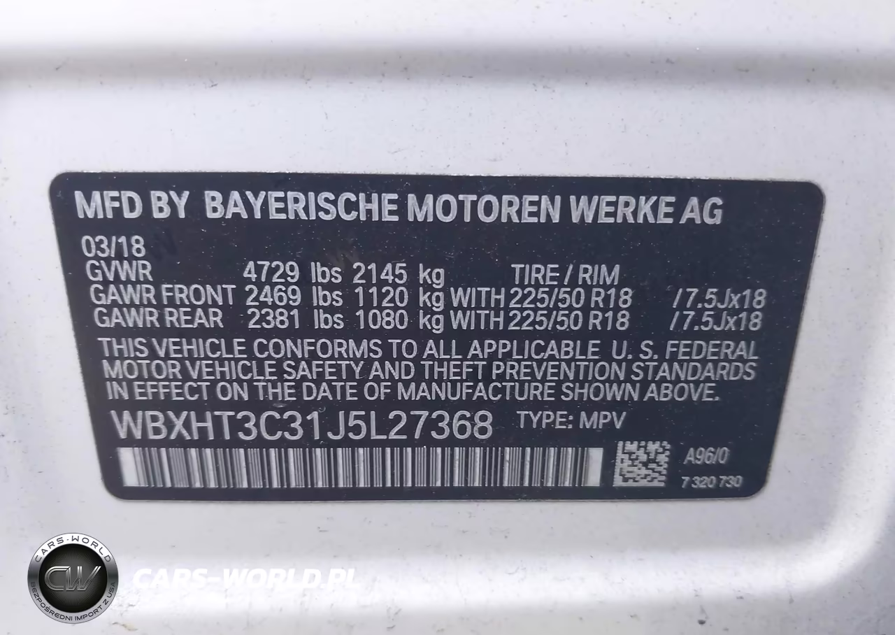 2018 BMW X1 xDrive28I VIN:WBXHT3C31J5L27368 - 9