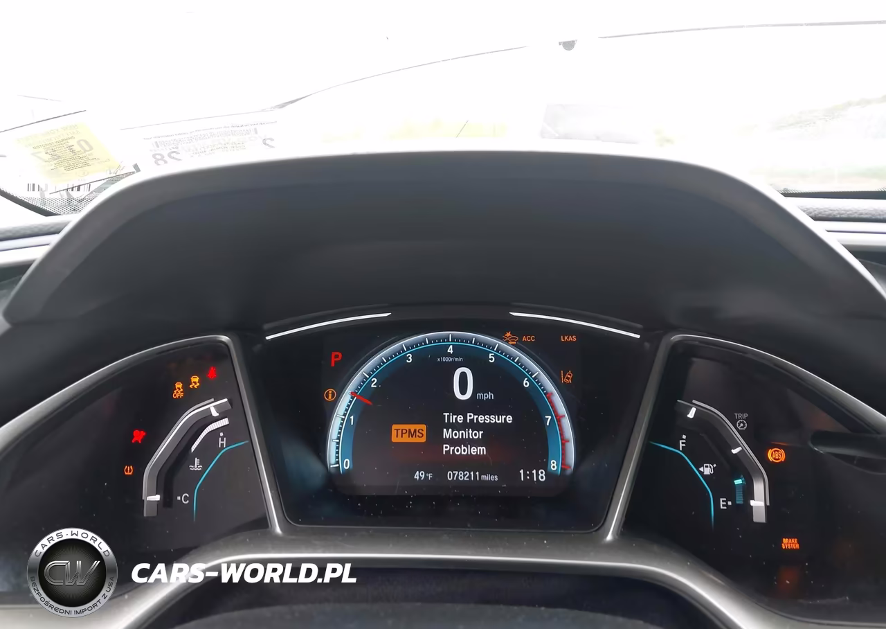 2020 Honda Civic Ex-L VIN:19XFC1F7XLE214372 - 7