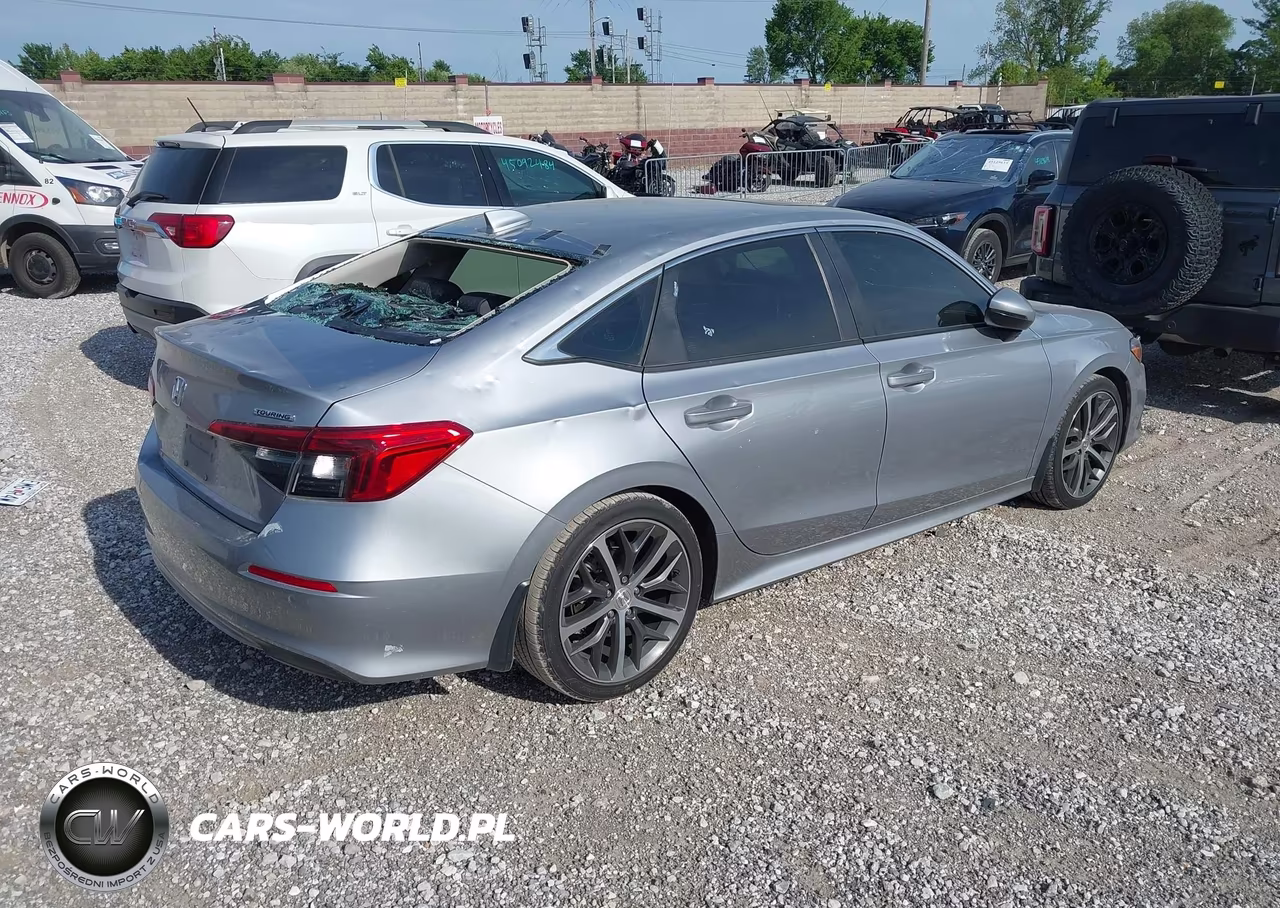 2022 Honda Civic Touring VIN:2HGFE1F91NH315742 - 4