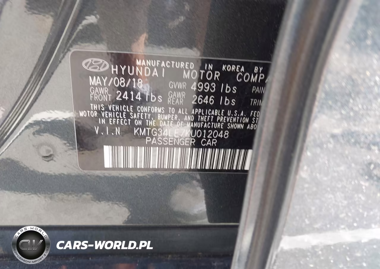 2019 Genesis G70 3.3T Design VIN:KMTG34LE7KU012048 - 9