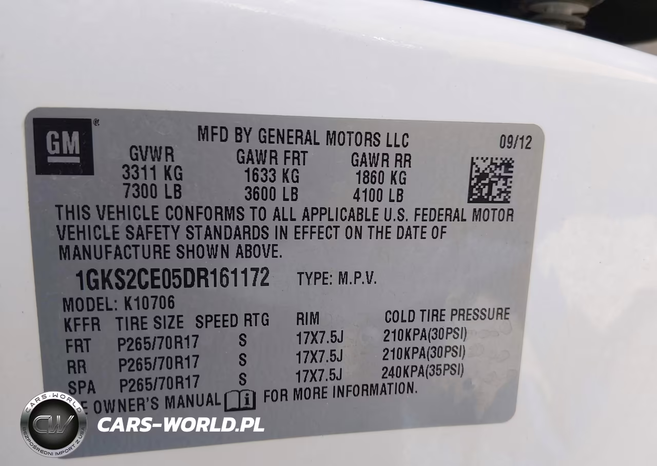 2013 GMC Yukon Slt VIN:1GKS2CE05DR161172 - 9