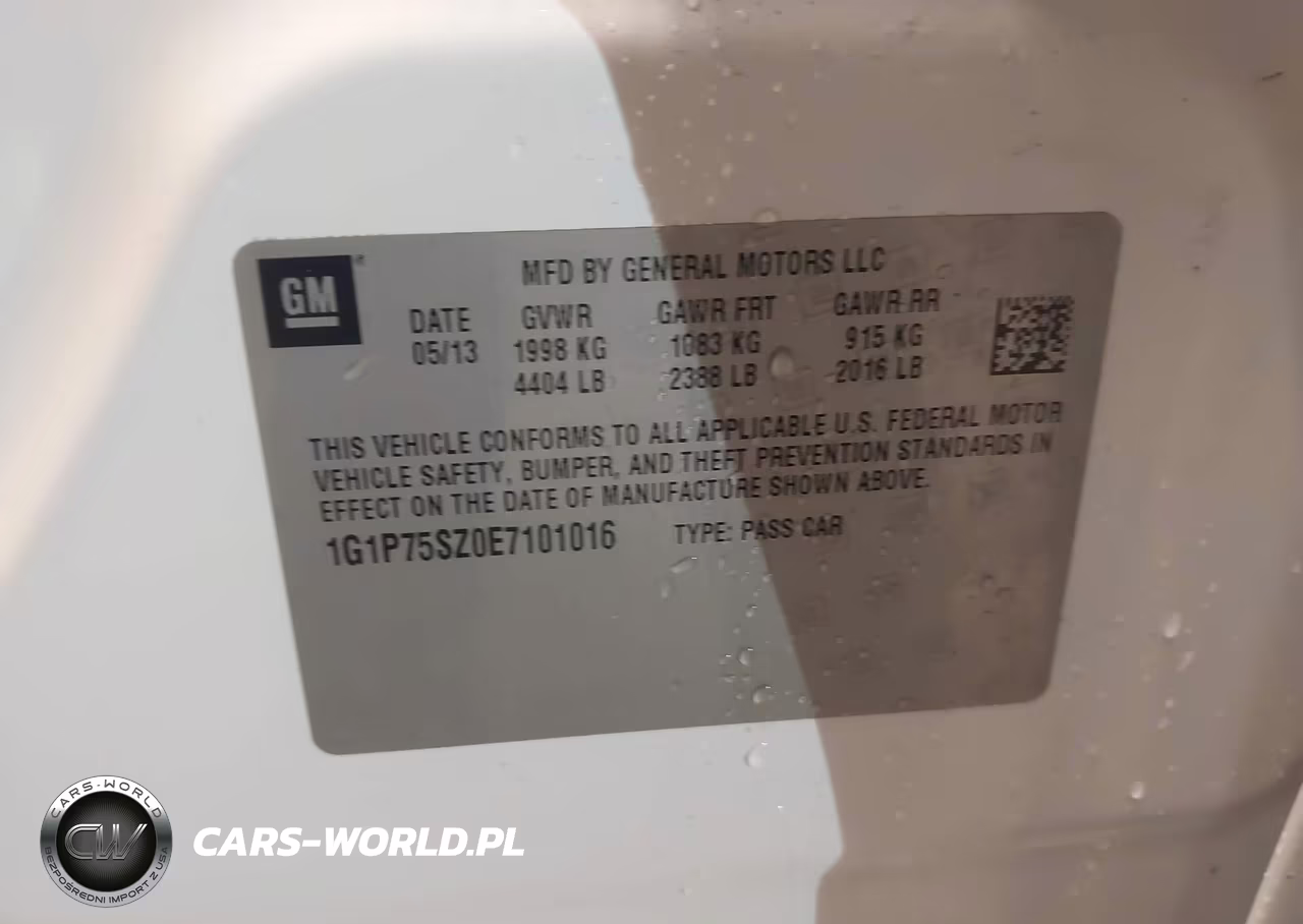 2014 Chevrolet Cruze Diesel VIN:1G1P75SZ0E7101016 - 9