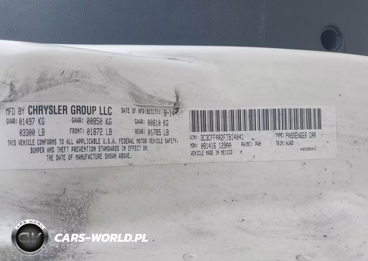 2015 Fiat 500 Pop VIN:3C3CFFAR2FT514041 - 9